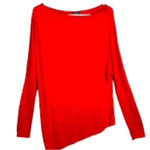 STELLA & DOT ASYMMETRICAL HEM KNIT TOP NWOT MEDIUM